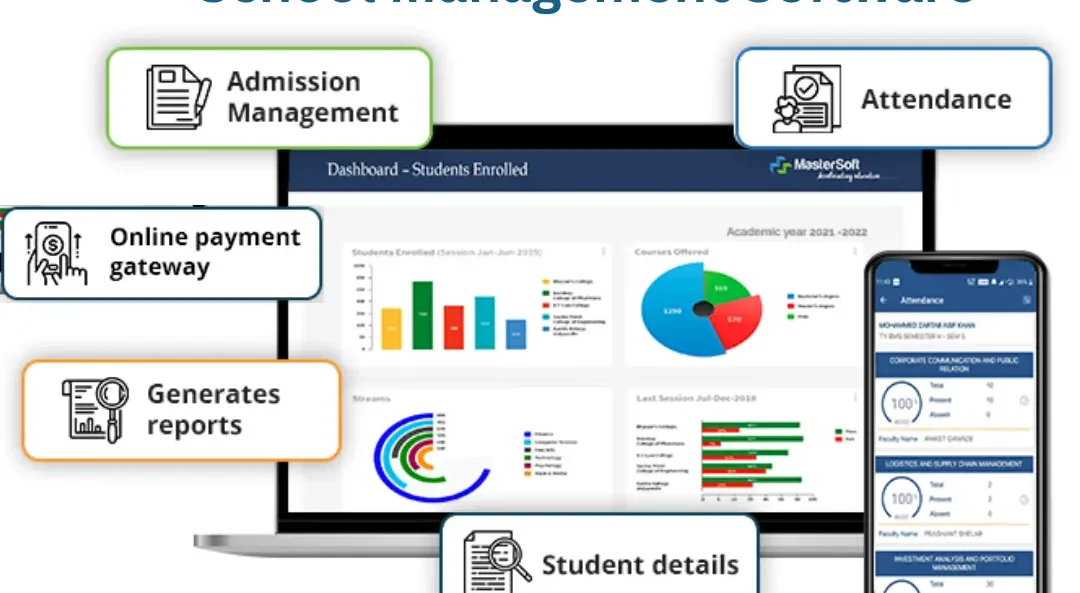 School Management System Software Development in Lucknow